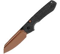 Vosteed Raccoon(TLL&MS Blade) 14C28N Copper Dune,Black Micarta A2928