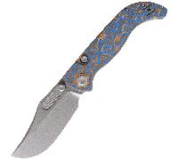 Vosteed S35VN Stonewash Blue Ocean Micarta A3903