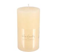 VOSTEEN 12x Bougie Ronde 150/70mm Ø crème - Bougies Table entièrement teinté & avec Protection Incendie - Chandelle Blanche lot