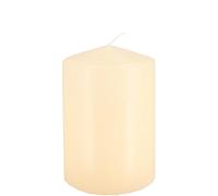 VOSTEEN 4X Bougie Ronde 150/98mm Ø crème - Bougies Table trempée en Surface & avec Protection Incendie - Chandelle Blanche lot