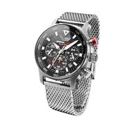 Vostok Europe Montre solaire pour homme South Pole Chrono VR42-592A761-B, argenté, Moderne