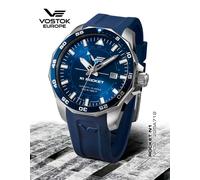Vostok Europe NH34-225A712-LBBLAU Montre automatique GMT Rocket N1 pour homme bleu foncé