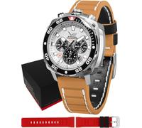 Vostok Europe VK67-650A722 Montre pour homme Systema Periodicum Chronograph Oxygen