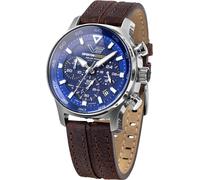 Vostok Europe VR42-592A762 Chronographe Homme Solar Expedition South Pole Marron/Bleu