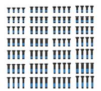 VOTATU Kit de vis de montage Red Dot - 112 pièces (28 ensembles) de vis d'armure et d'optique, y compris M3/M3.5/M4/#6-32/#4-40/#6-40/#6-48 (4 pièces/lot) pour visée point rouge et montage sur plaque