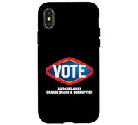 Vote - Blanchit Les Taches d'orange et la Corruption Coque pour iPhone X/XS
