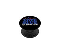 Vote Blue No Matter Who Blue Wave Libéral Woke Democrat PopSockets PopGrip Adhésif