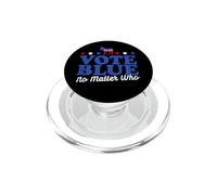 Vote Blue No Matter Who Blue Wave Libéral Woke Democrat PopSockets PopGrip pour MagSafe