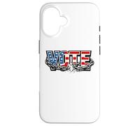 Vote Breaking Chains Patriotic Democracy Droits de Vote Coque pour iPhone 16