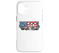Vote Breaking Chains Patriotic Democracy Droits de Vote Coque pour iPhone 16 Plus