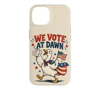 Vote drôle d'oie Patriotique pour Le Jour des élections Coque pour iPhone 14