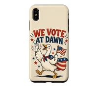 Vote drôle d'oie Patriotique pour Le Jour des élections Coque pour iPhone XS Max