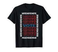 Vote Red White Blue Retro Voter Voting Election 2026 T-Shirt