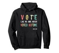 Vote rétro John Lewis Citation comme Nous n'avons jamais voté auparavant Sweat à Capuche