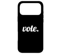 Vote Text Design White Font Coque pour iPhone 17 Pro Max