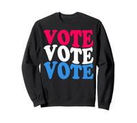 Vote Vote Vote Rouge, Blanc, Bleu Retro Election 2024 Vintage Sweatshirt