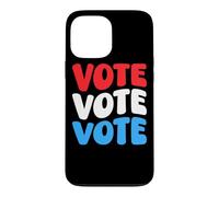 Vote Vote Vote Sensibilisation au Vote Droits de l'électeur Retro Groovy Coque pour iPhone 13 Pro Max