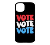 Vote Vote Vote Sensibilisation au Vote Droits de l'électeur Retro Groovy Coque pour iPhone 15 Plus