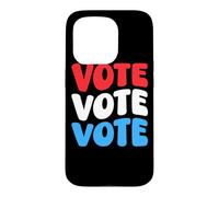 Vote Vote Vote Sensibilisation au Vote Droits de l'électeur Retro Groovy Coque pour iPhone 15 Pro