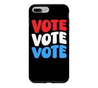 Vote Vote Vote Sensibilisation au Vote Droits de l'électeur Retro Groovy Coque pour iPhone 7 Plus/8 Plus
