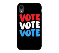 Vote Vote Vote Sensibilisation au Vote Droits de l'électeur Retro Groovy Coque pour iPhone XR