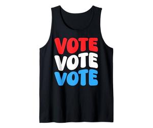 Vote Vote Vote Sensibilisation au Vote Droits de l'électeur Retro Groovy Débardeur