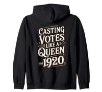 Voter comme Une Reine Femmes défenseur du Droit de Vote Sweat à Capuche