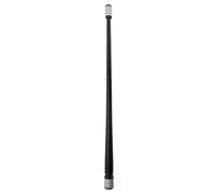 Votex - The Spartan - Antenne courte en caoutchouc flexible de 34 cm pour Chevrolet Silverado 1500, 2500, 3500 | GMC Sierra 1500, 2500, 3500 - Garniture en fibre de carbone argentée - Bobine interne