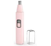 VOTEYO Tondeuse de nez rechargeable sans fil indolore oreille sourcils rasoir double tranchant rasoir facile nettoyage avec lumière LED pour homme femme