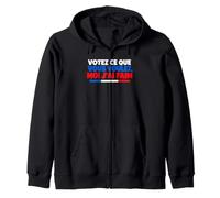 Votez Ce Que Vous Voulez Moi J'Ai Faim Humour Élection Sweat à Capuche