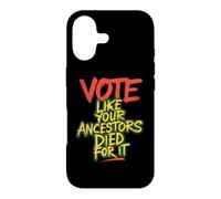 Votez comme Vos ancêtres sont Morts pour Lui Voter Black Heritage Coque pour iPhone 17
