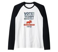 Votez la Campagne Teddy Roosevelt Bull Moose Party Manche Raglan