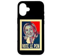 Votez Marine Le Pen Candidate à la présidentielle française Coque pour iPhone 16