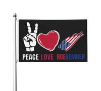 Votez non en novembre toutes les saisons drapeau de jardin bannière de cour pour cour jardin drapeaux de décoration extérieure imprimés recto-verso