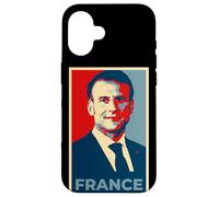Votez pour Emmanuel Macron à l'élection présidentielle française Coque pour iPhone 16