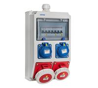 VOTHA® Distributeur mural - filaire « Wolfsburg » étanche sans interrupteur FI