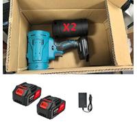 Vothen Souffleur à Batterie sans Fil Puissant 2×4000 mAh, Léger, Silencieux et Ergonomique, Jusqu’à 25 Min D’autonomie, Idéal pour Feuilles, Jardin et Terrasse