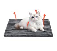 Votoko Couverture auto-chauffante pour chats et chiens, lit lavable, couverture chauffante pour chat, couverture auto-chauffante, antidérapante, dessous pour petits chiens et chats (61 x 45 cm)