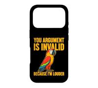 Votre Argument n'est Pas valide Motif Perroquet Coque pour iPhone 17 Pro
