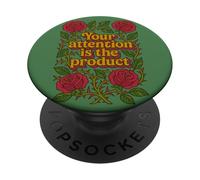 Votre Attention est Le Produit Anti médias Sociaux Art PopSockets PopGrip Adhésif