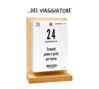 Votre calendrier 2027 pour ceux qui vivent chaque jour au mieux. Avec support en bois dans une boîte, parfait comme idée cadeau