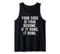 Votre Code est Votre CV s'il Fonctionne Débardeur