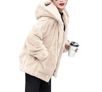Votre Compte Pulls, Gilets Et Sweats Femme Automne Vintage Epaisse Pull Col V Femme Plein Air Mode Veste Marque Vêtements Gilet Femme Laine À Capuche Chic Coat Tendance Beige M