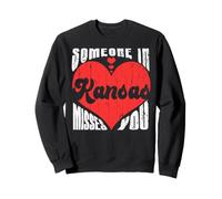 Votre cœur Manque à Quelqu'un au Kansas Sweatshirt