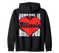 Votre cœur Manque à Quelqu'un dans l'Illinois Sweat à Capuche