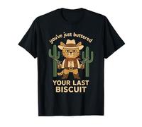 Votre dernier Chat Cow-Boy Amusant en Forme de Biscuit T-Shirt