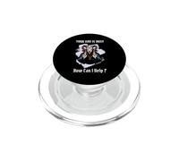 Votre Dieu est occupé, Comment Puis-Je Vous Aider ? Baphomet Satanic, drôle PopSockets PopGrip pour MagSafe