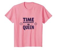 Votre Emploi du Temps est Fine Time Management Queen T-Shirt, Enfant, Rose, 2 Ans