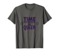 Votre Emploi du Temps est Fine Time Management Queen T-Shirt, Homme, Asphalte, XXL