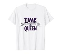 Votre Emploi du Temps est Fine Time Management Queen T-Shirt, Homme, Blanc, XL